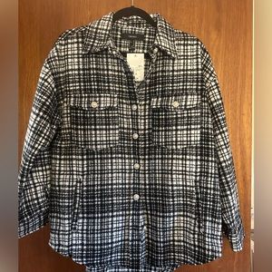 NWT Forever 21 Pearl Button Jacket/Shacket